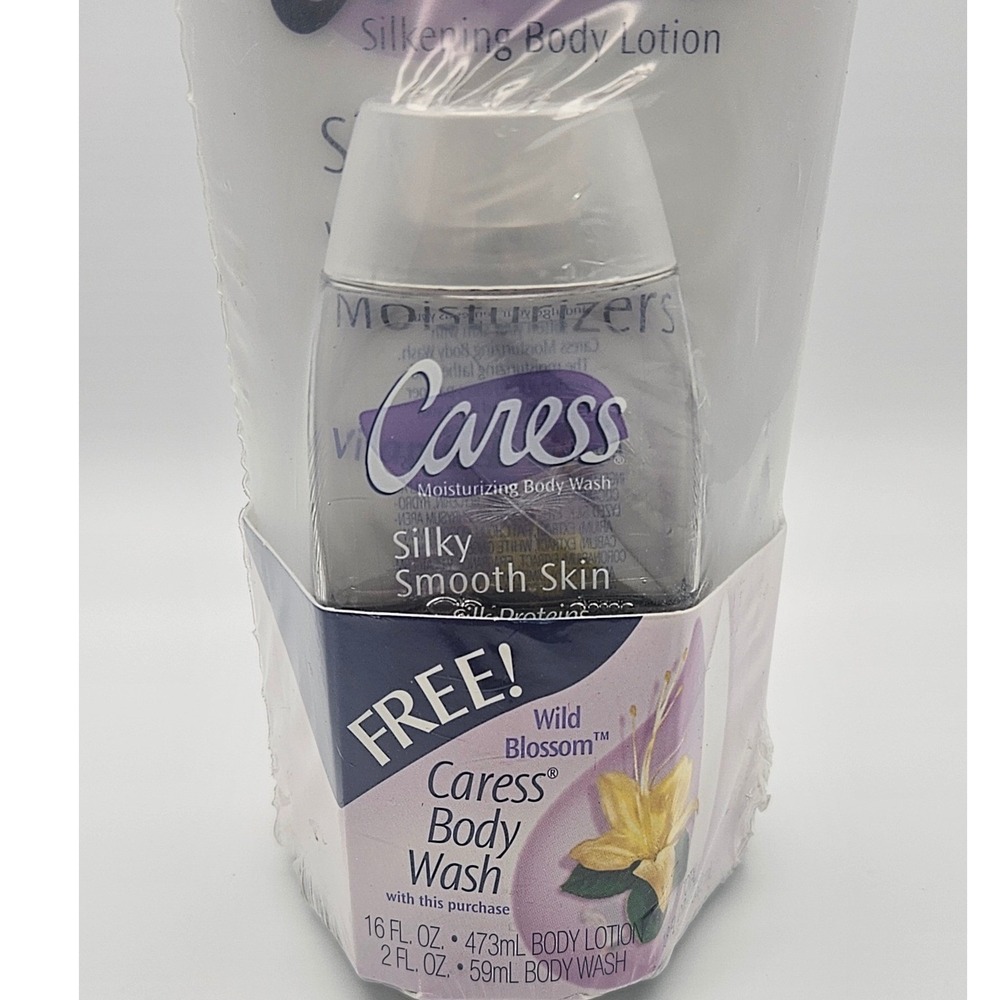 Caress Silkening Wild Blossom Body Lotion 16oz Rare Discontinued Wash New Sealed - Picture 4 of 14